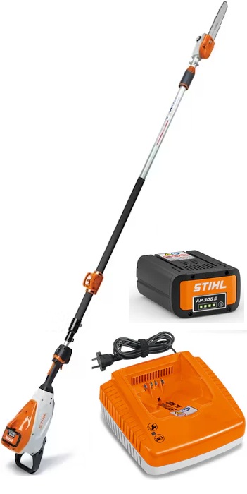 Stihl HTA 135 Battery-Powered Pole Pruner w/10" Bar, w/ Battery & Charger