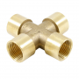 Brass Cross, 3/8 in NPT
