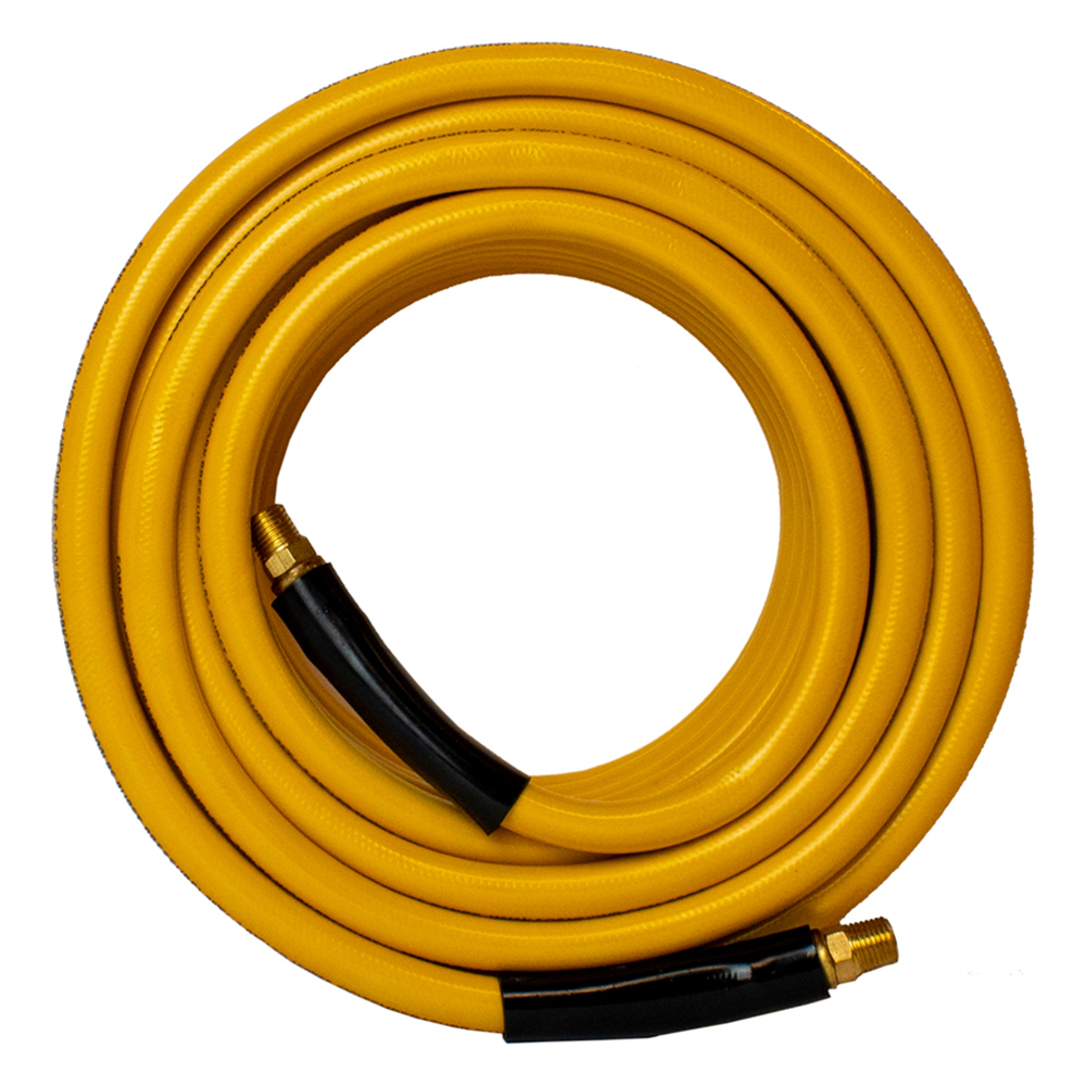 PVC Air Hose, Yellow, 3/8 in x 50ft