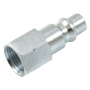 Industrial/Milton Style Plug, 3/8 in x 3/8 in FNPT
