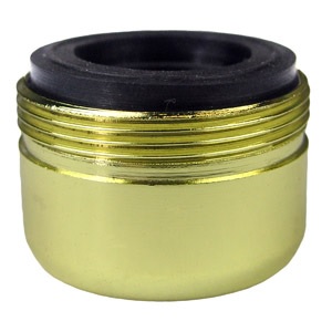	Faucet, Dual Thread Aerator, Polish Brass