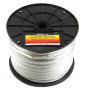 Wire Rope, Aircraft Cable, 1/4 in x 250ft (Sold by the foot)