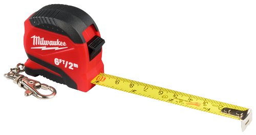 6ft/2m Keychain Tape Measure
