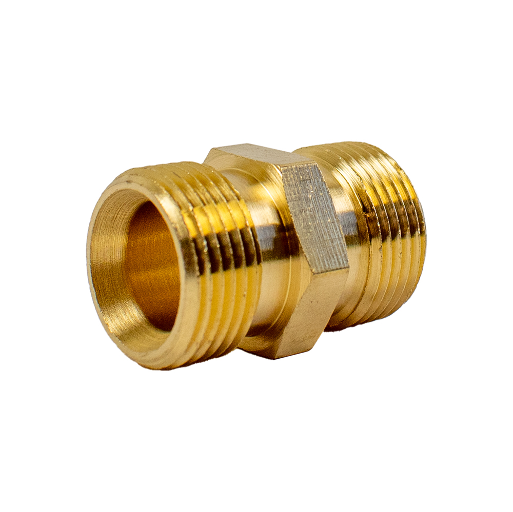 M22 Male to M22 Male (Hose-to-Hose) Adapter