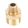 Screw Nipple, M22M x 1/4 inch MNPT