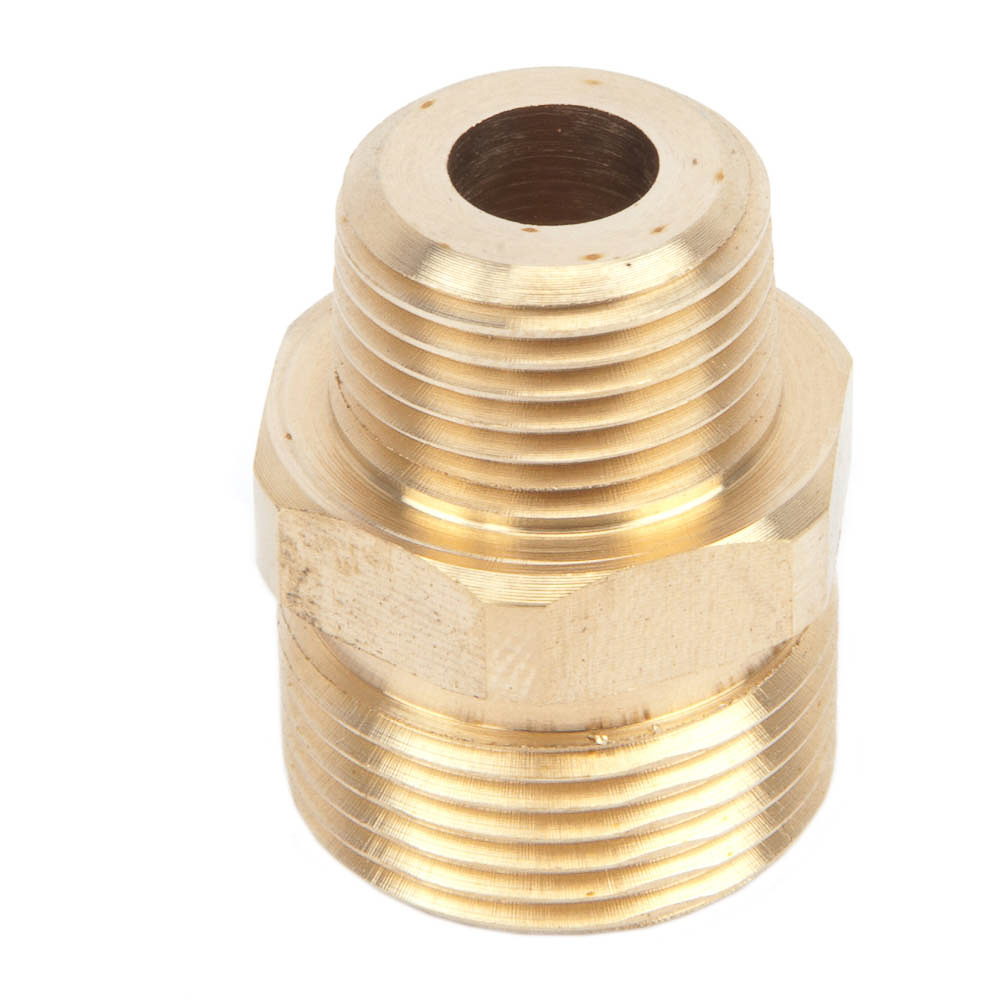 Screw Nipple, M22M x 3/8 inch MNPT