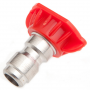 Blasting Nozzle, Red, 0 Degrees x 4.5 mm