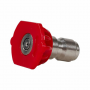 High-Pressure Nozzle, 0 Degrees, 3.0 Orifice, Red