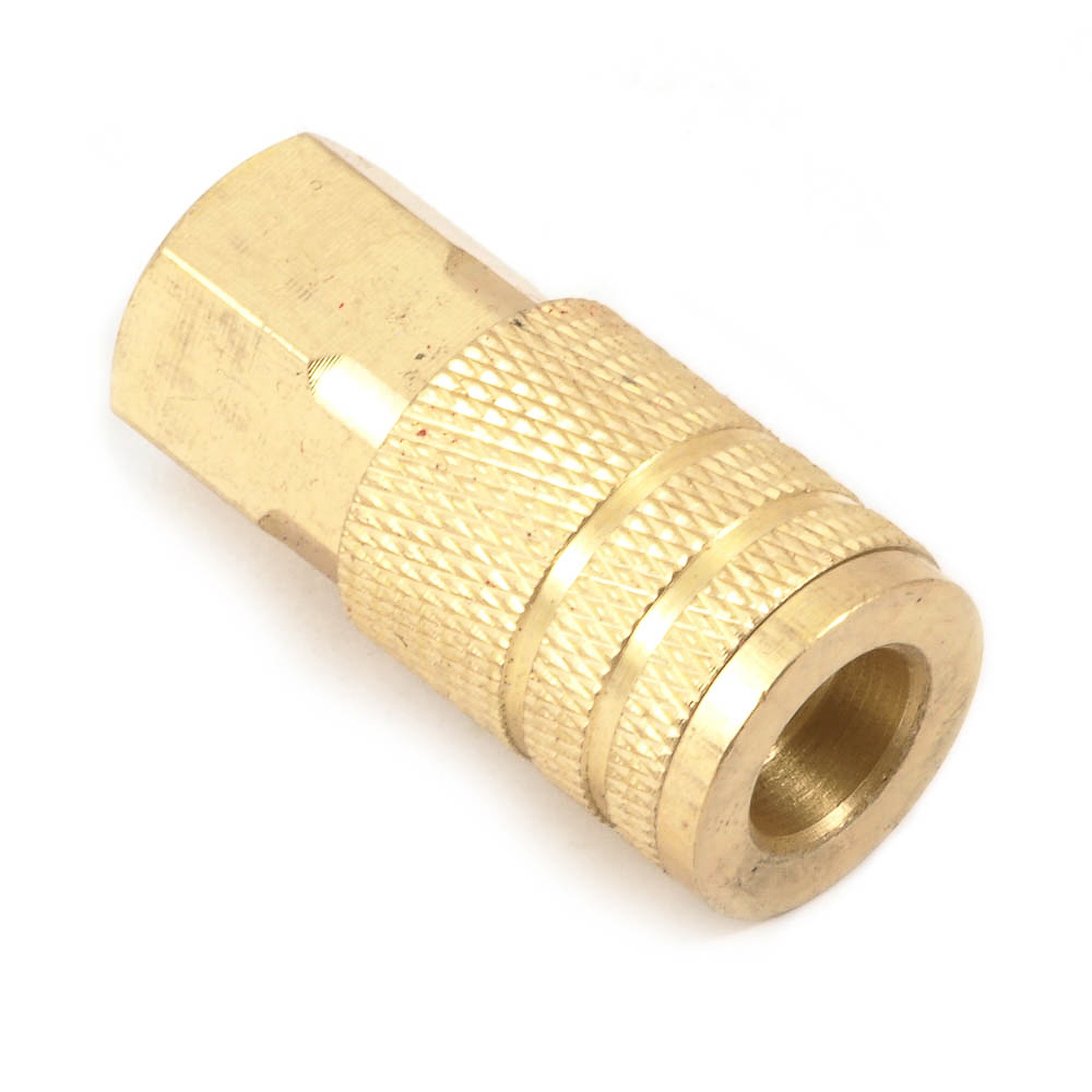 Industrial/Milton Style Coupler, 1/4 in x 1/4 in FNPT