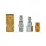 4-Piece Air Coupler, Nipple, and Plugs IM Kit