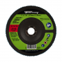 Flap Disc, Type 27, 7 in x 7/8 in, ZA40