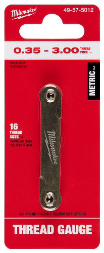 0.35-3.00 mm Metric Thread Pitch Gauge