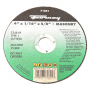 Cutting Wheel, Masonry, Type 1 (Flat), 4 in x 1/16 in x 5/8 in