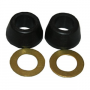 4 Pack, For 3/8 Inch od Supply Tube, 2/Friction Rings & 2/Cone Washers, Used For Connecting Old Styl