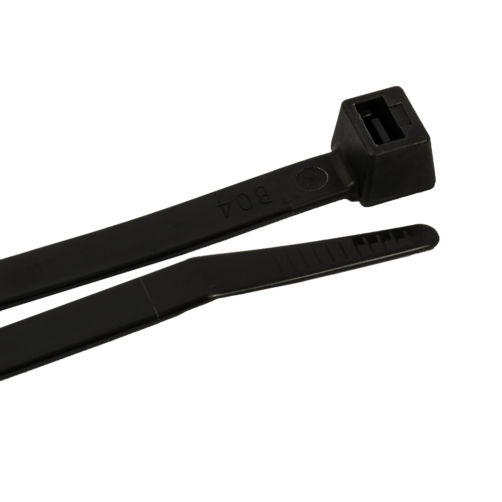 Cable Ties, 18 in Black Heavy-Duty, 50-Pack  