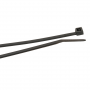 Cable Ties, 4 in Black Ultra Light-Duty, 100-Pack