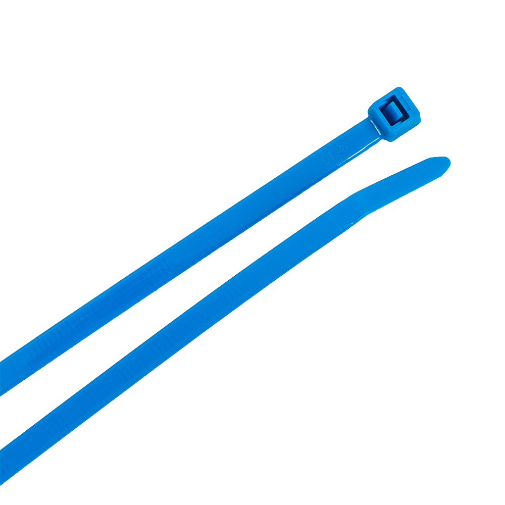 Cable Ties, 8 in Blue Standard Duty, 100-Pack