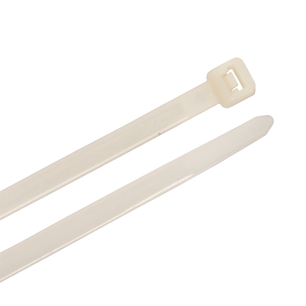Cable Ties, 14-1/2 in Natural Standard Duty, 25-Pack