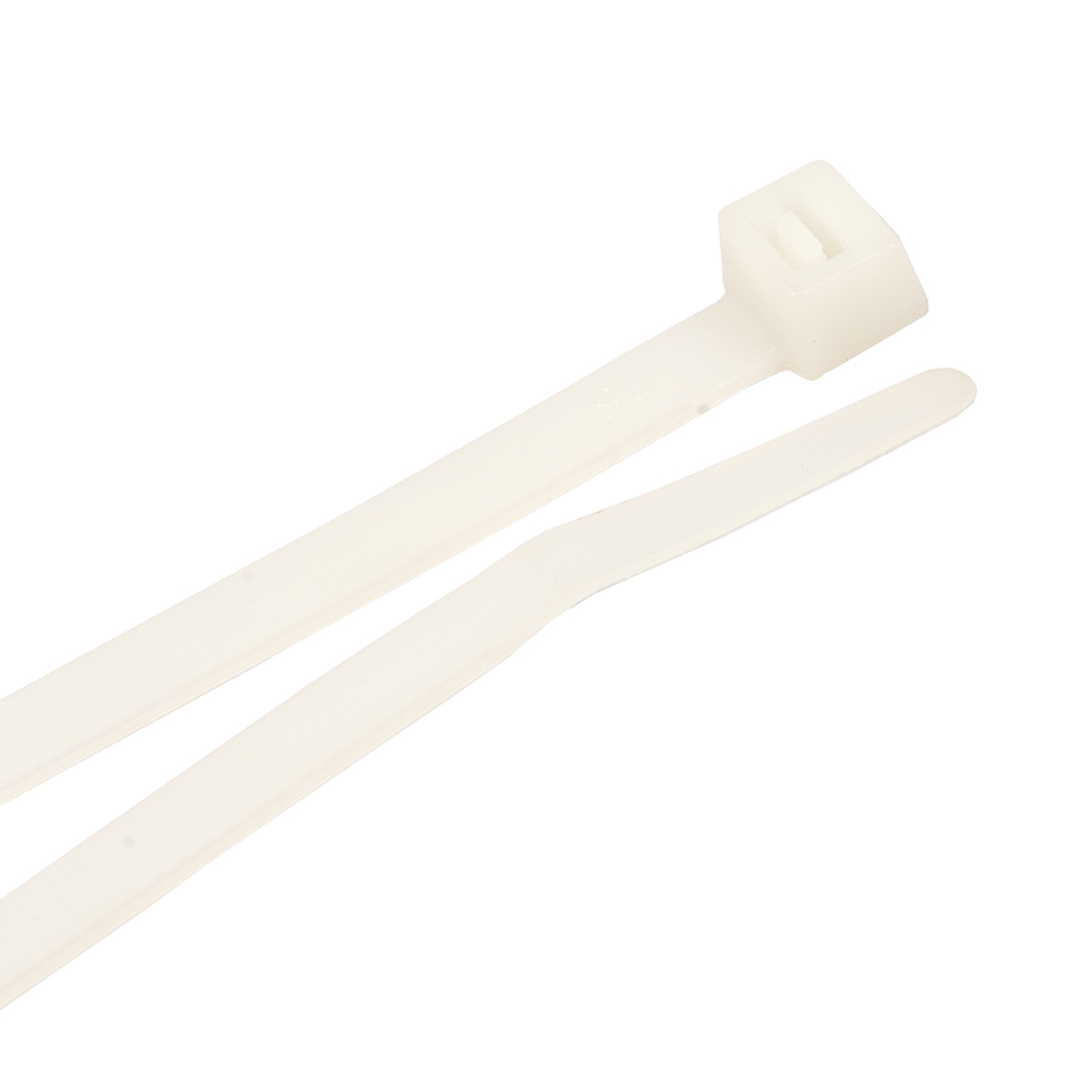 Cable Ties, 8 in Natural Heavy-Duty, 100-Pack