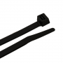Cable Ties, 8 in Black Heavy-Duty, 100-Pack