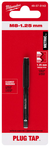 M8-1.25MM STRAIGHT PLUG TAP