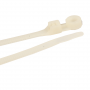 Cable Ties, 15 in Natural Standard Duty Screw Mounts, 100-Pack