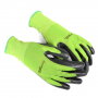 Premium Nitrile Coated String Knit Gloves (Size M)