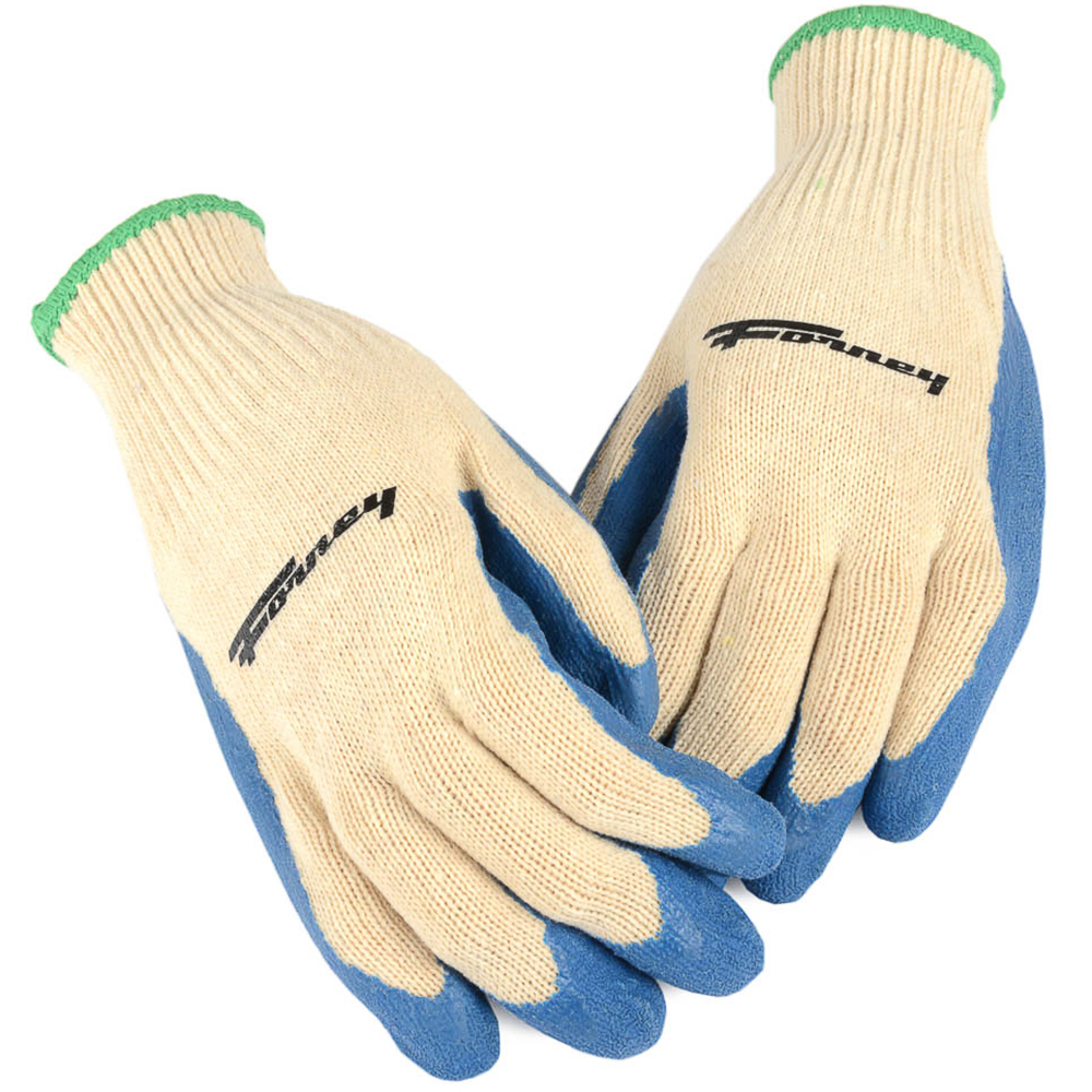 Latex Coated String Knit Gloves (Size XL)