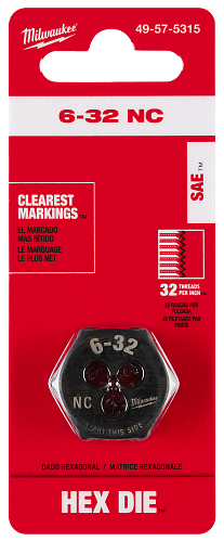 6-32 NC HEX DIE