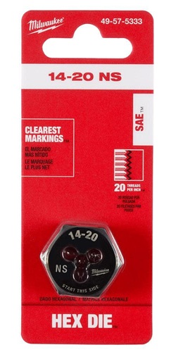 14-20NS 1IN HEX DIE