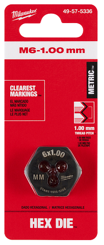 M6-1.00MM 1IN HEX DIE