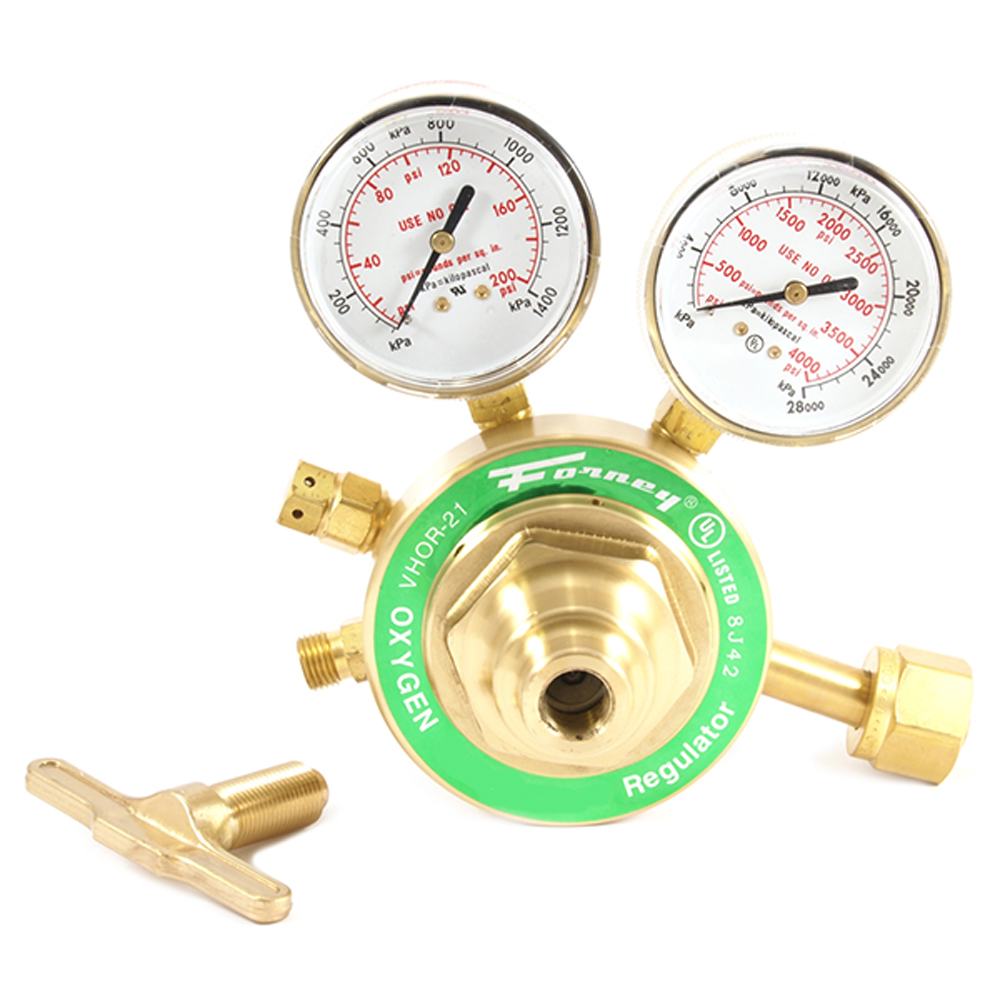 Quick Connect Regulator to Hose Oxygen/Fuel Gas Set with Check Valve