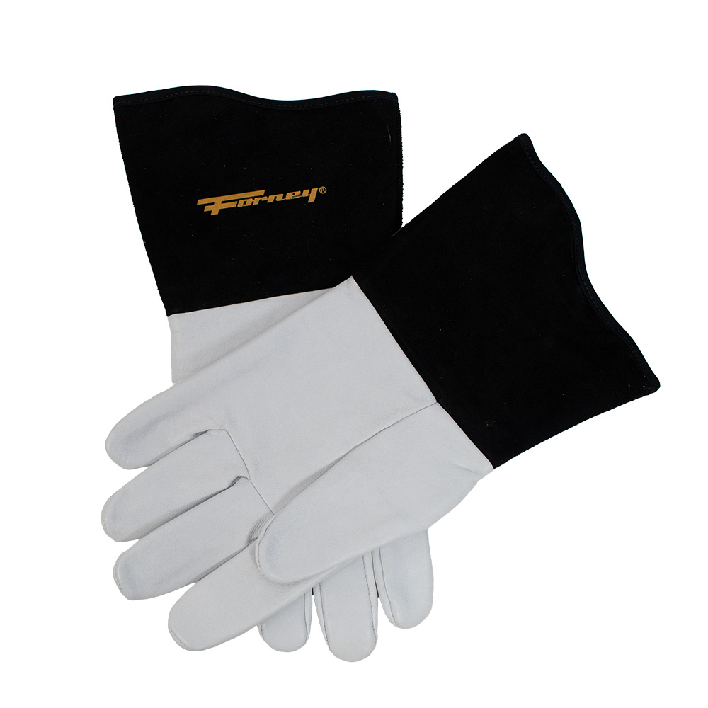 Forney Multi-Process (MIG, TIG & Stick) Goatskin Welding Gloves, Size X-Large