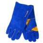 Blue Leather Welding Gloves (Men's XL)