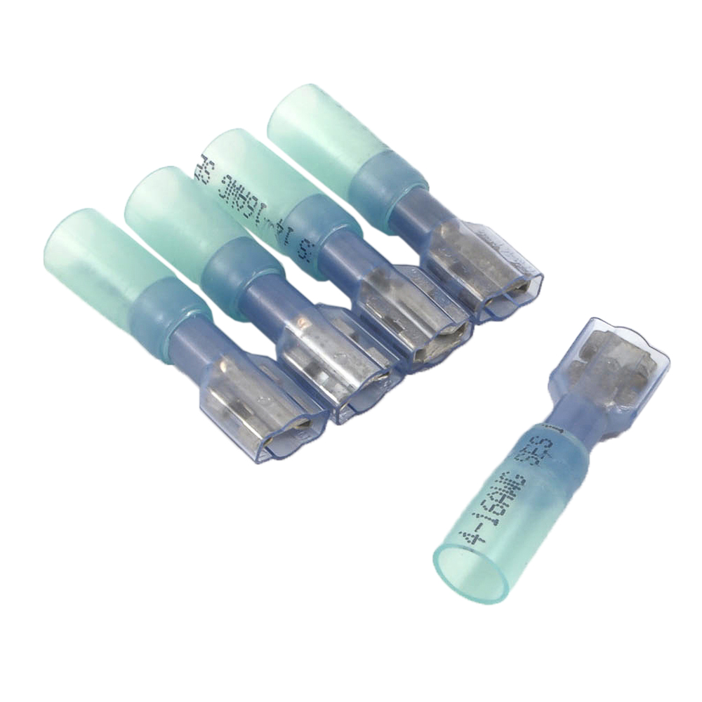 Crimp Connector, 14-16 AWG, Female, 5-Pack