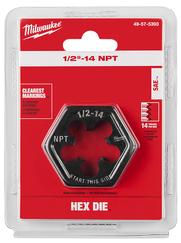 1/2-14 NPT 2-1/6IN HEX DIE