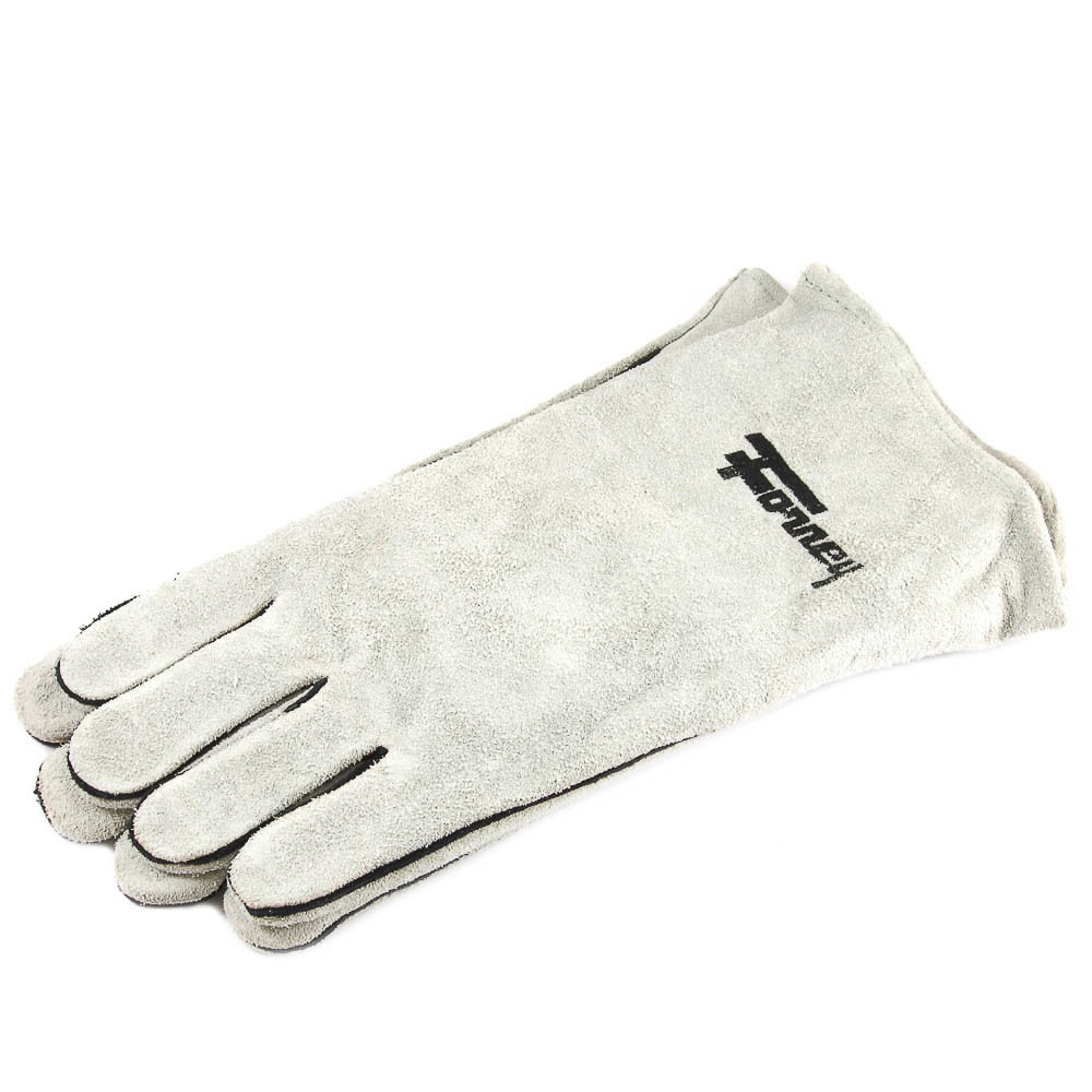 Forney Grey Leather Welding Gloves, Size Large