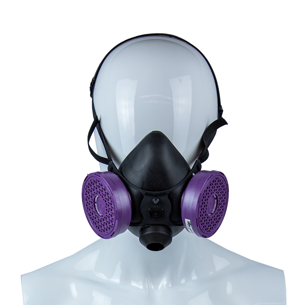 P100 High Efficiency Dual Cartridge Half Mask Respirator