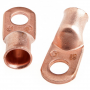 Lug for Number 4/0 Cable, 1/2 in Stud, Premium Copper