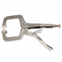 C-Clamp with Jaw Paws, Locking, 10-1/2 inch