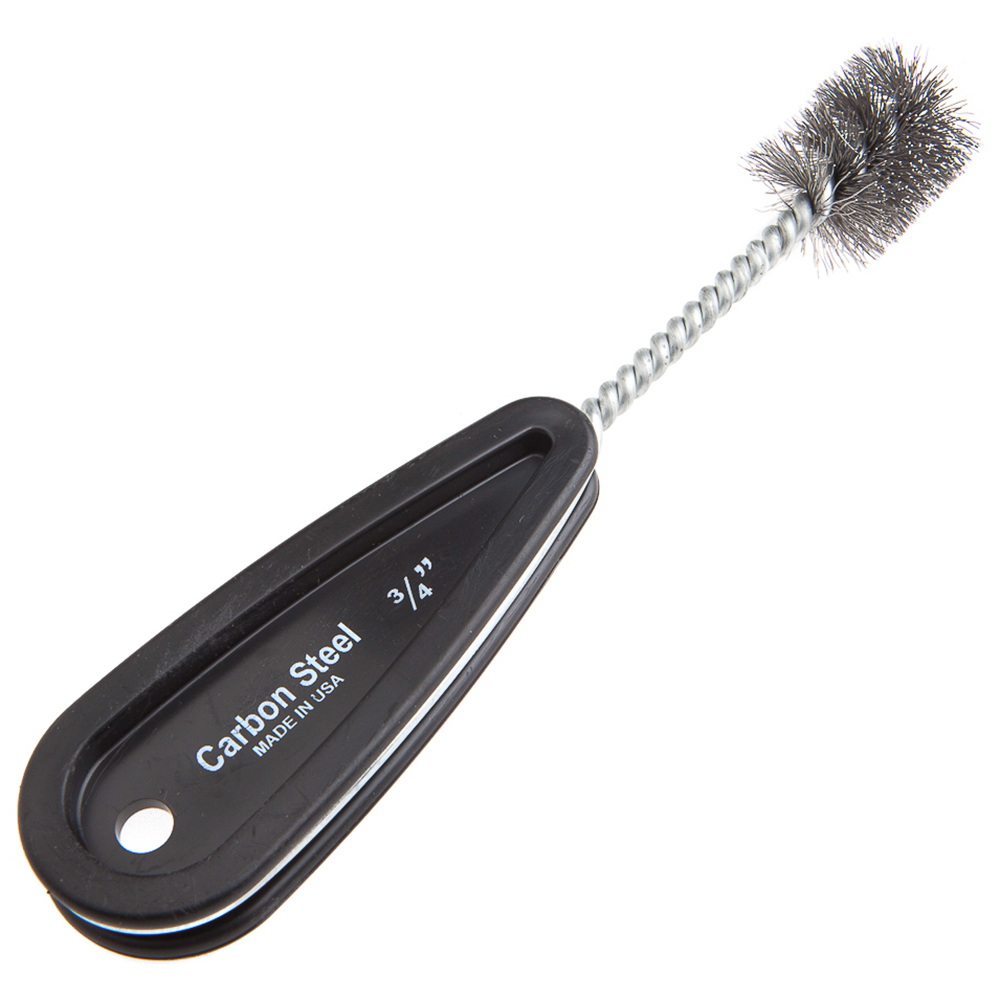 Wire Fitting Brush, 3/4 inch with Plastic Handle