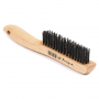 Scratch Brush with Shoe Handle, Carbon Steel, 4 x 16 Rows