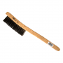 Scratch Brush, V-Groove, Stainless, 3 x 19 Rows