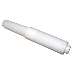 White Plastic Replacement Roller For Toilet Paper Holder