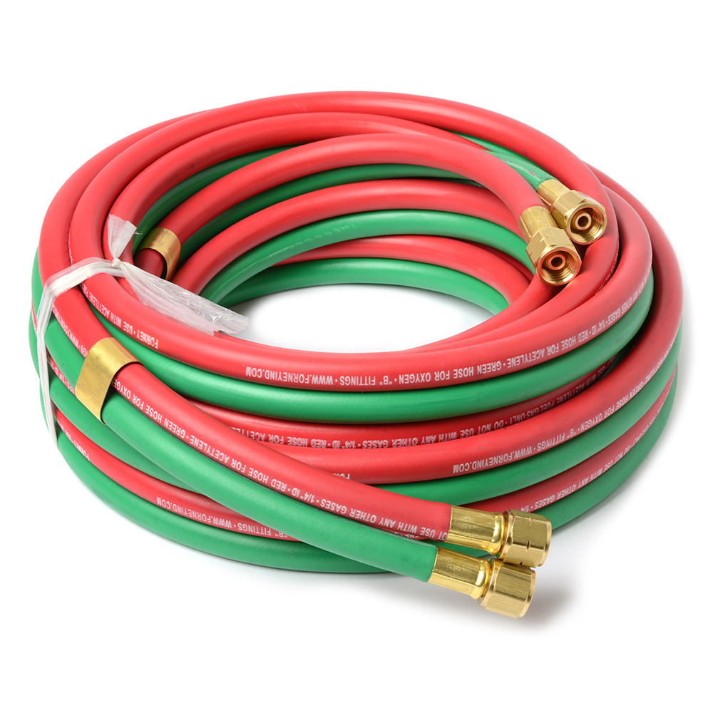 R-Grade Oxy-Acetylene Hose, 1/4 in x 25ft