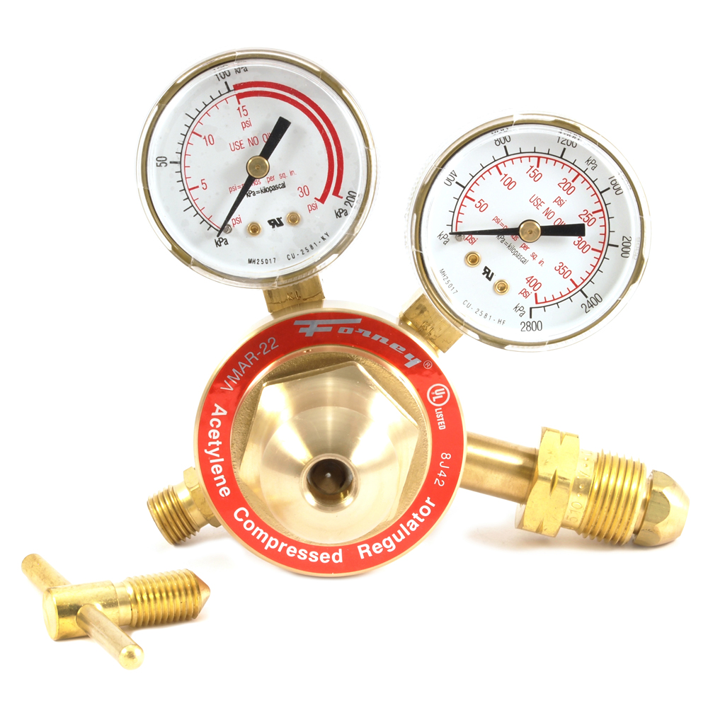 250 Series Acetylene Regulator, 2 inch Side Mount