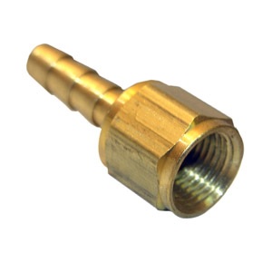 1/8 FEMALE PIPE THREAD X 3/16 BRASS HOSE BARB ADAPTER