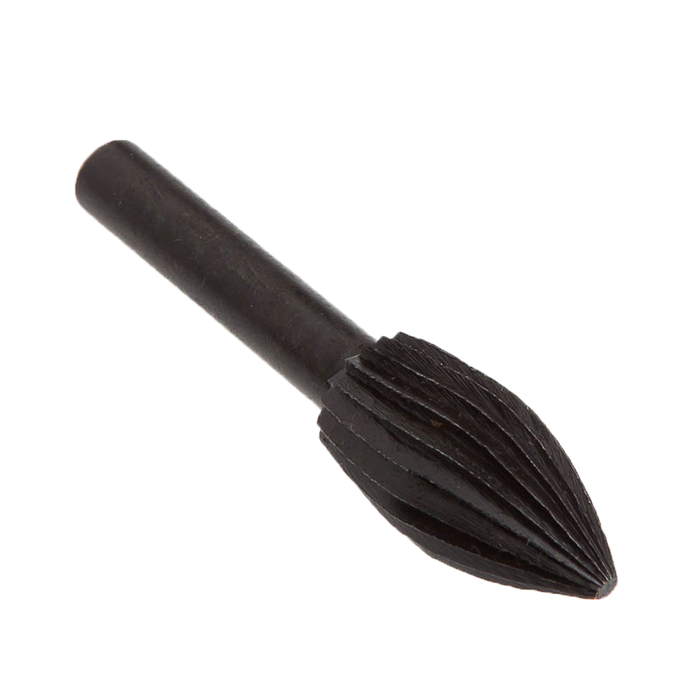 Rotary File, 1 in x 1/2 in x 1/4 in Football Shaped