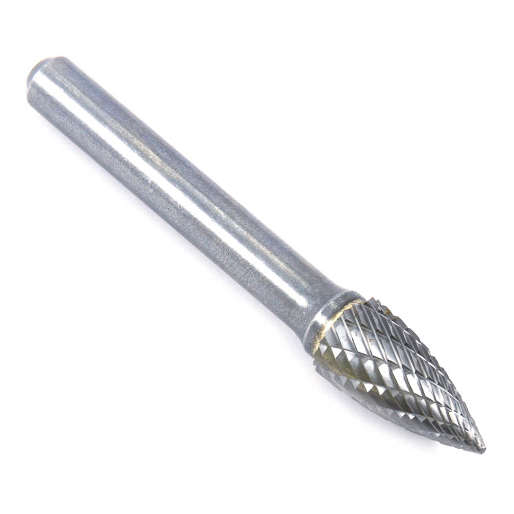 Tungsten Carbide Burr, 3/8 in Tree Pointed (SG-3)