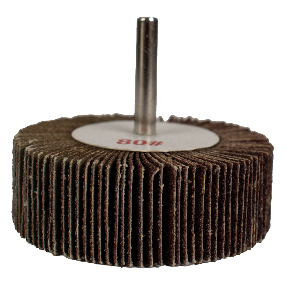 Flap Wheel, Shank Mounted, 3 inch x 1 inch
